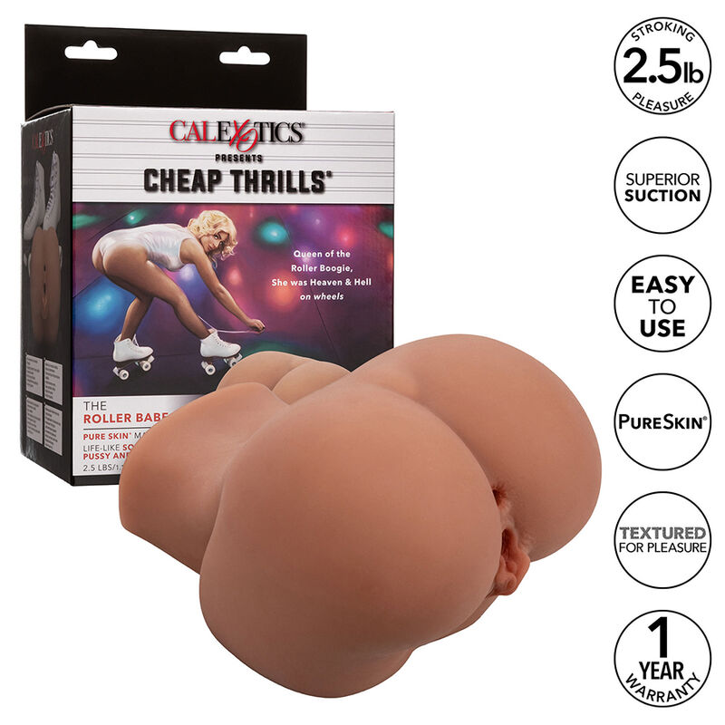 CALEXOTICS - ROLLER BABE DOPPELT REALISTISCHER MASTURBATOR, FLEISCH