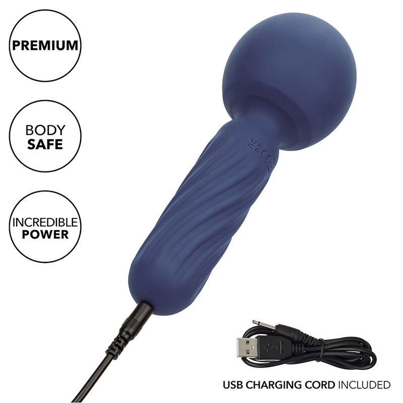 CALEXOTICS - CHARISMA SEDUCTION MASSAGER 12 FUNKTIONEN 17,75 CM X 6,25 CM Lila
