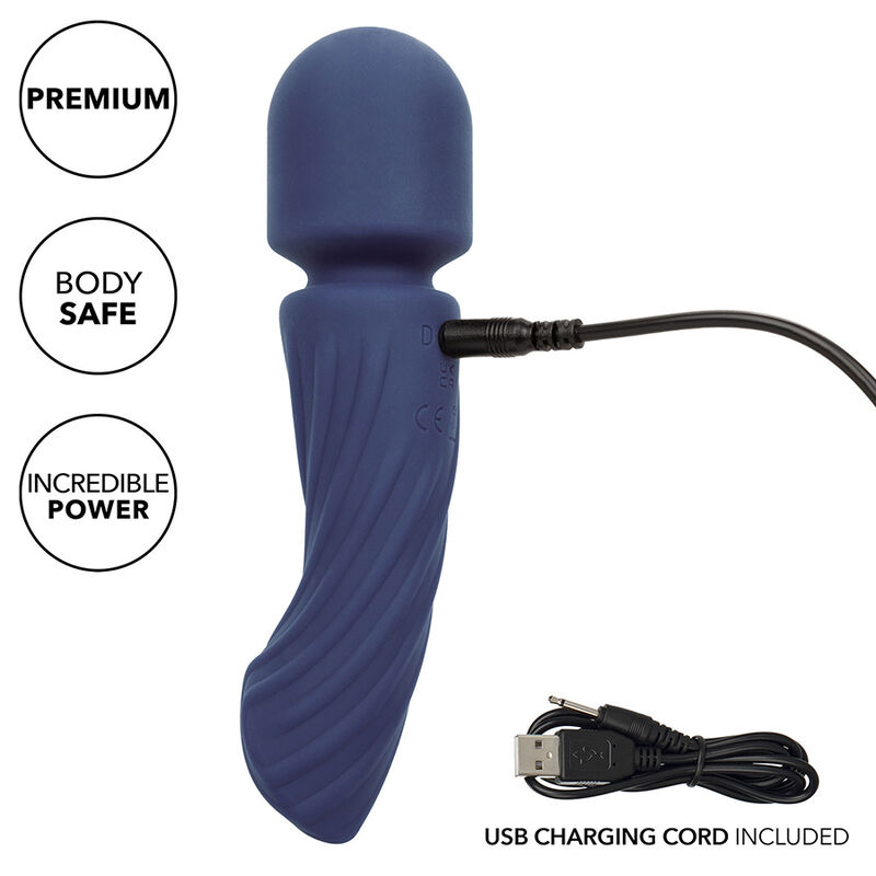 CALEXOTICS - CHARISMA ALLURE MASSAGER DOPPELMOTOR 12 FUNKTIONEN 17,25 CM X 4,5 CM Lila