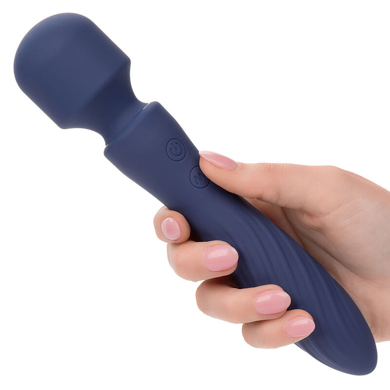 CALEXOTICS - CHARISMA MYSTIQUE MASSAGER DOPPELMOTOR 12 FUNKTIONEN 20,5 CM X 4,5 CM Lila