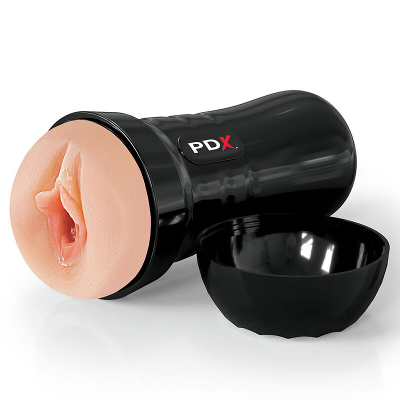 PDX EXTREME - WET PUSSIES selbstschmierenden Vagina-Masturbator, Fleisch