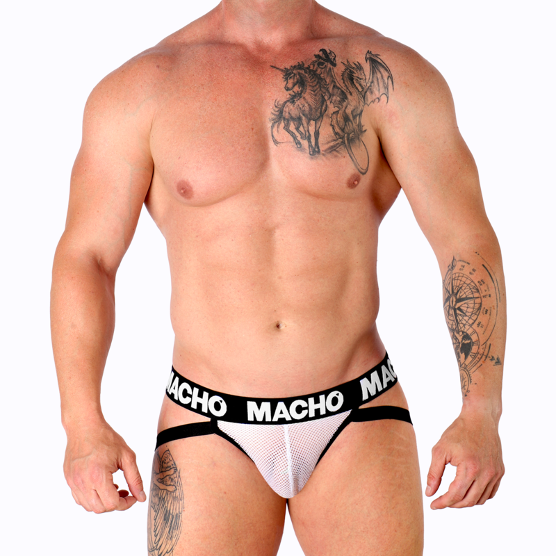 MACHO - MX26X1 JOCK GRID Weiß
