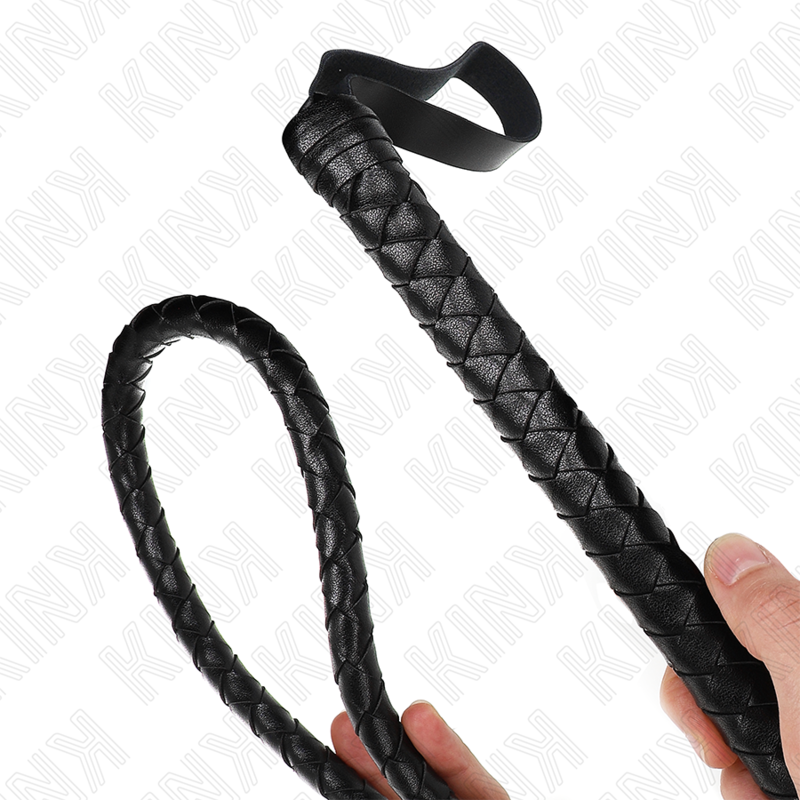 KINK - Lange schwarze Schlangenpeitsche 210 cm