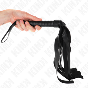 KINK - Schwarze Breitschwanze Peitsche 48,5 cm