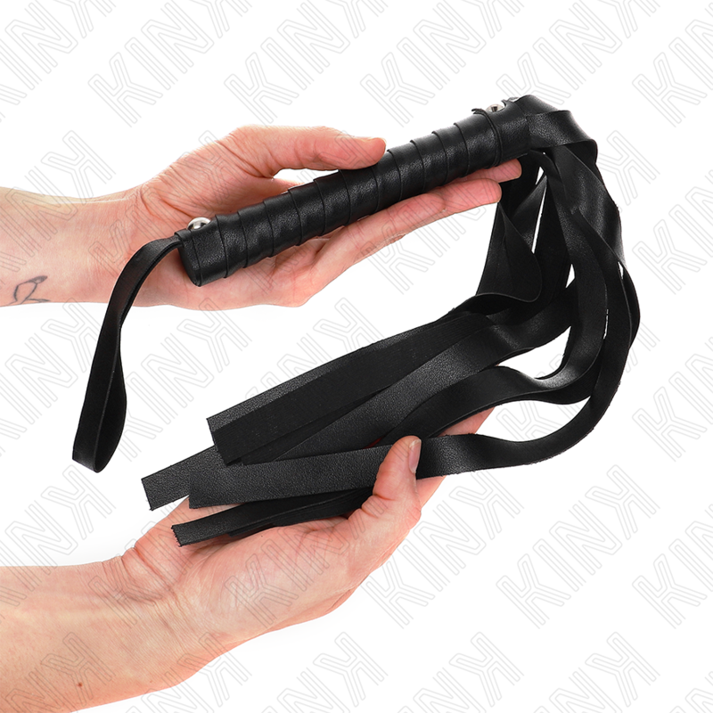 KINK - Schwarze Breitschwanze Peitsche 48,5 cm