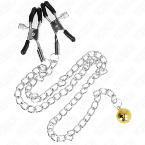 KINK - Kettennippelklemmen mit Glocke 30 cm