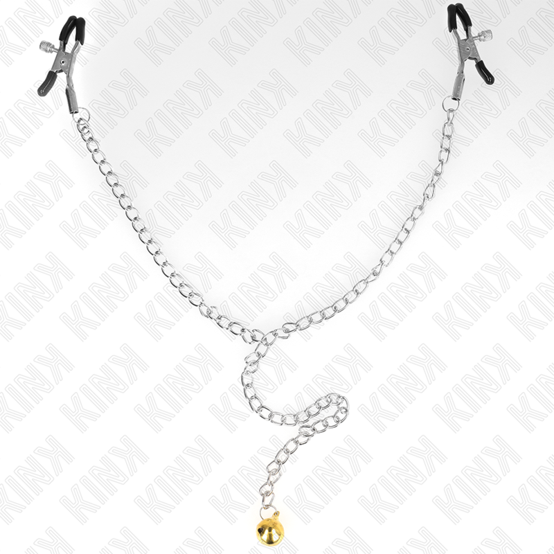 KINK - Kettennippelklemmen mit Glocke 30 cm