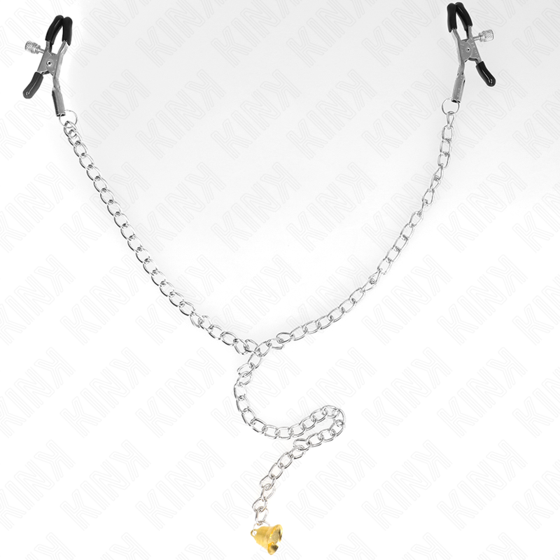 KINK - Kette Nippelklemmen mit Hornanhänger 30 cm