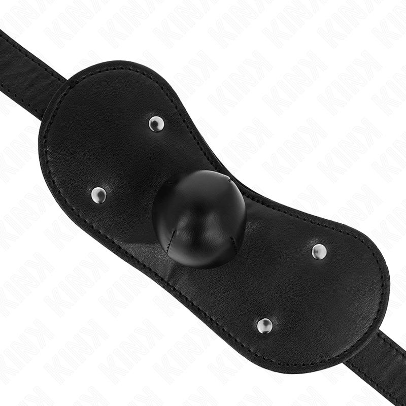 KINK - BALL GAG Mundmaske mit Schloss verstellbar 42-60 cm