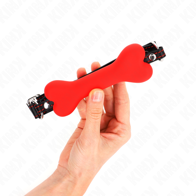 KINK - Roter Knochen 12 cm Gag 63 x 2 cm