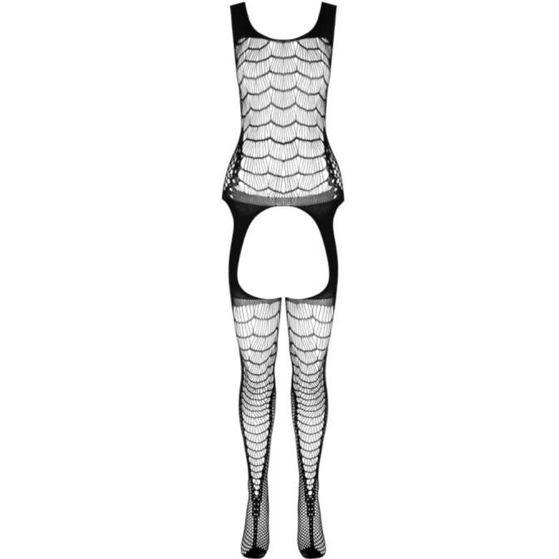 PASSION - BS 104 Bodystocking Schwarz Einheitsgröße