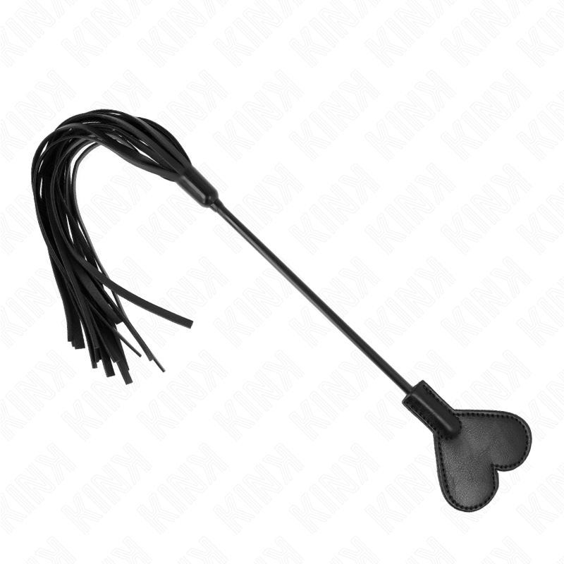 KINK - RANGE Peitsche mit Herzplatte 35 cm