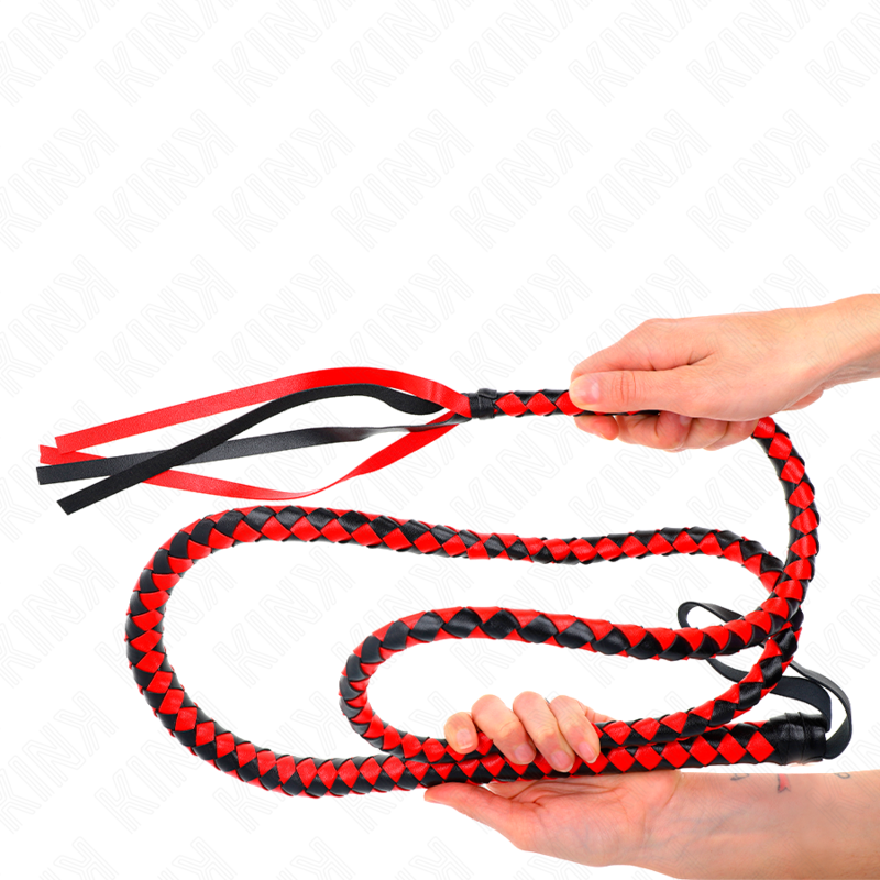 KINK - Rote lange Schlangenpeitsche 210 cm