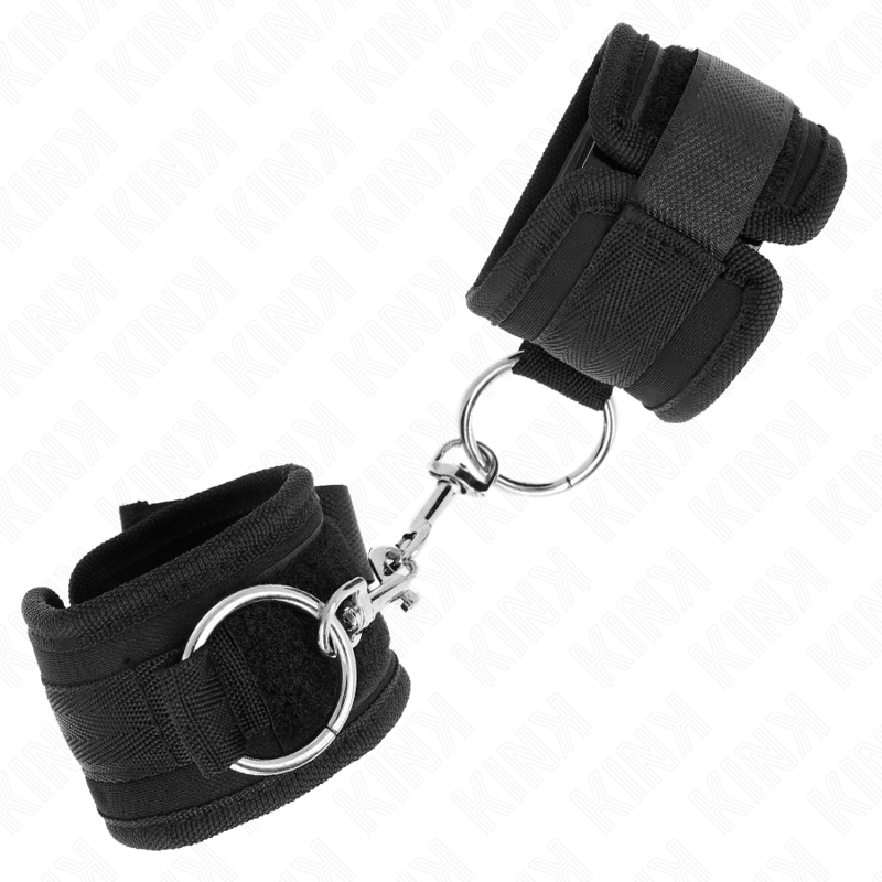 KINK - Handgelenkfesseln Schwarz Verstellbar 18-35 cm x 6 cm