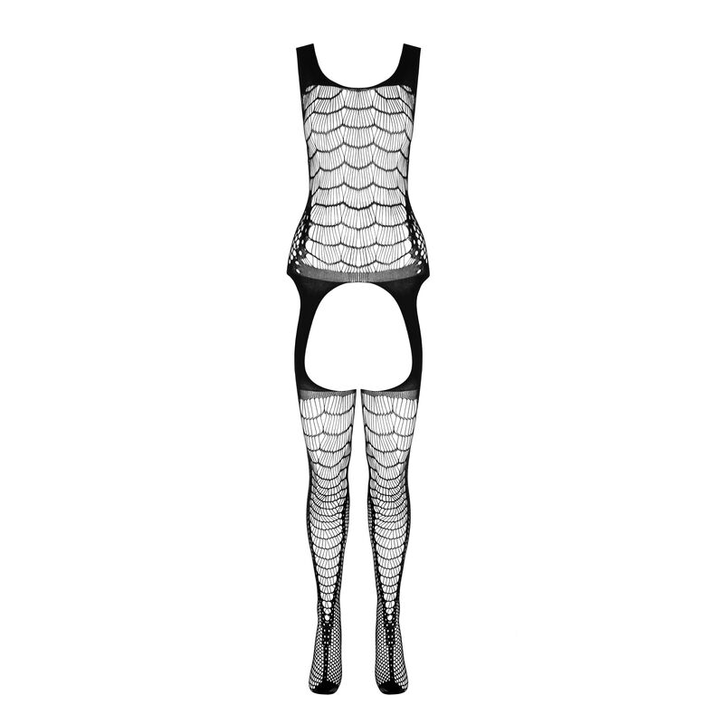 PASSION - BS 104 Bodystocking Weiß Eine Größe