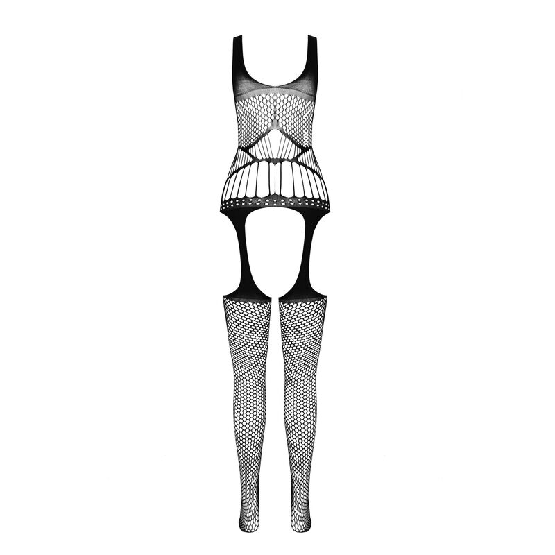 PASSION - BS 106 Bodystocking Schwarz Einheitsgröße