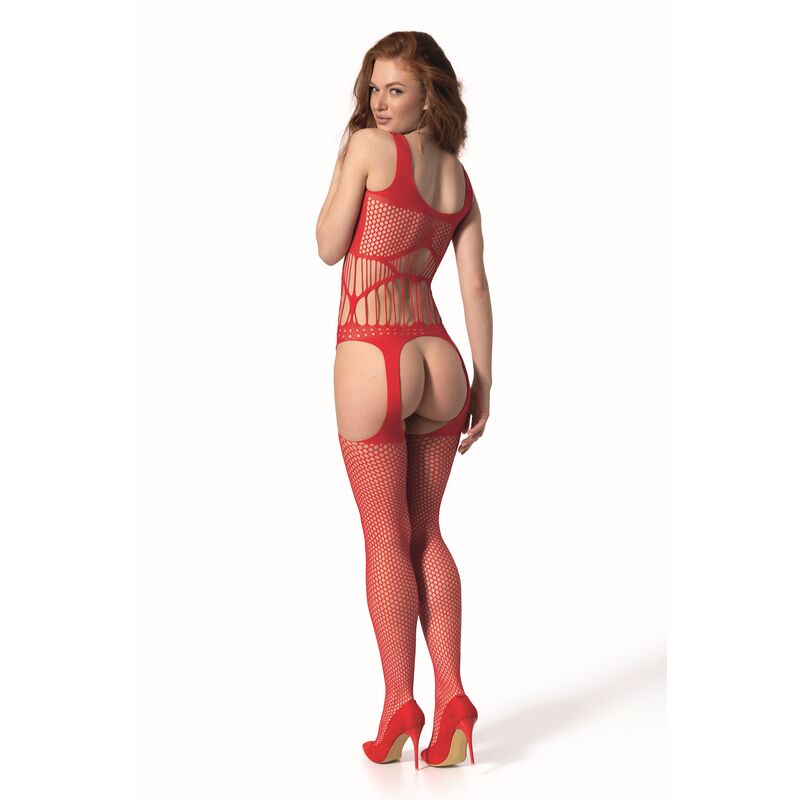 PASSION - BS 106 Bodystocking Rot Einheitsgröße