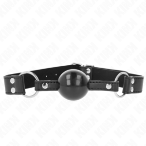 KINK - Weicher und fester Kugelkopf 4 cm mit Kunstlederband 62 x 2,5 cm verstellbar 42-58 cm