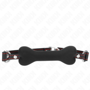 KINK - Schwarzer Knochen 12 cm Gag 63 x 2 cm