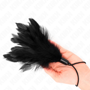 KINK - Kitzel-Federn mit Seilgriff Kunststoffbasis 15 cm