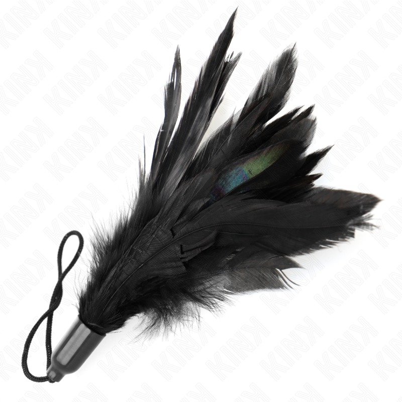 KINK - Kitzel-Federn mit Seilgriff Kunststoffbasis 15 cm