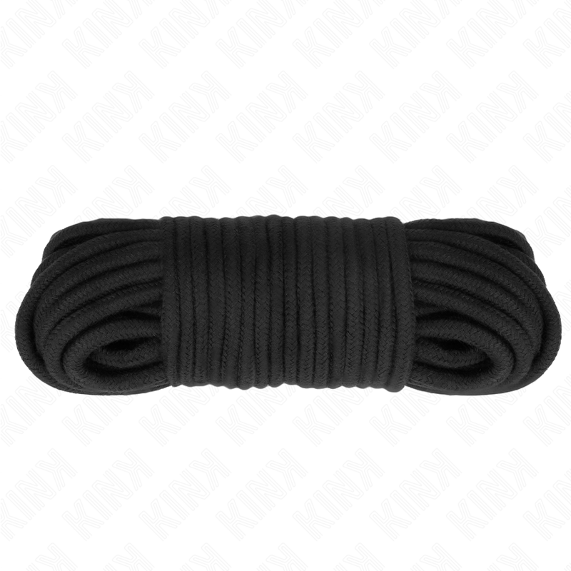 KINK - Baumwollseil 20 Meter Schwarz