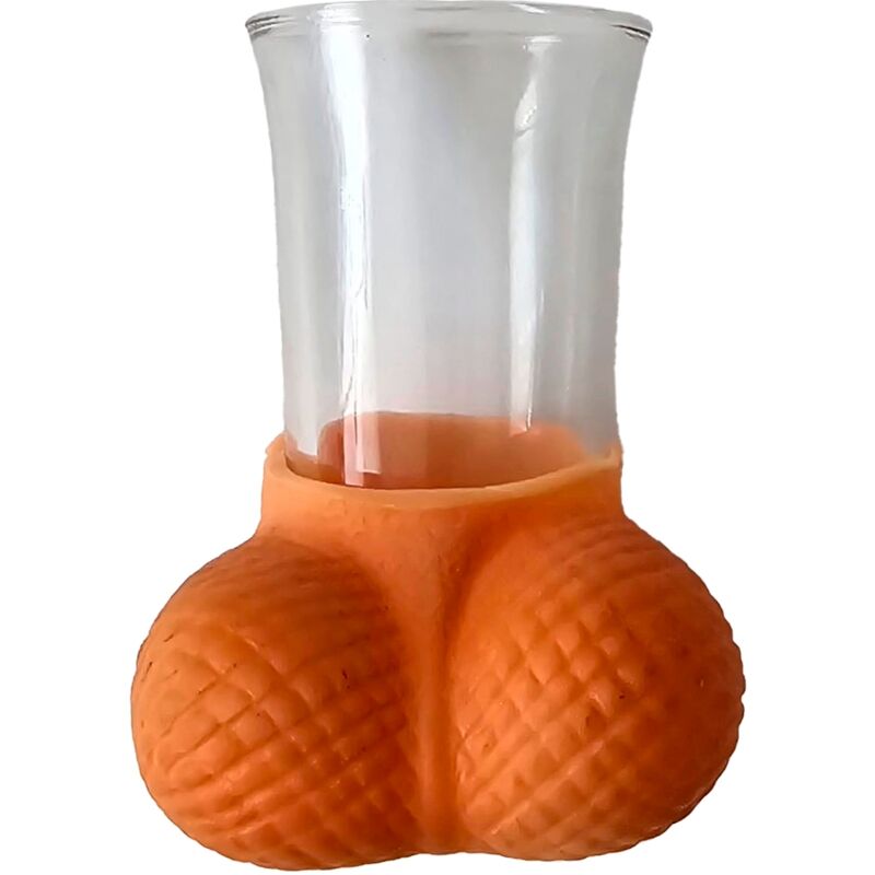 DIABLO PICANTE - Shotglas aus Glas mit natürlichen Eiern
