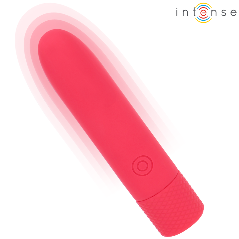 INTENSE - SYMONE USB-wiederaufladbarer Bullet-Vibrator 8 Vibrationen Rot 10 x 2,2 cm
