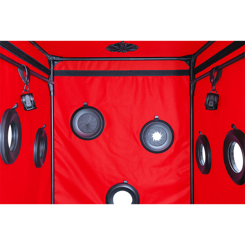 SECRET DOME - KINK CLUB CABIN SCANDALE SCHWARZ & ROT