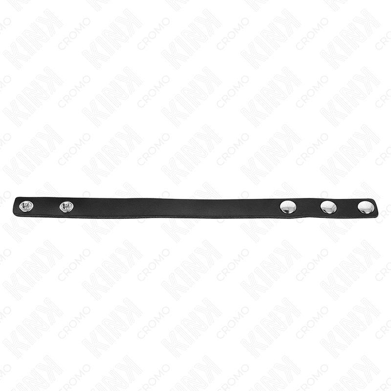 KINK - Penisring aus Leder mit Druckverschluss 21,5 x 1,5 cm
