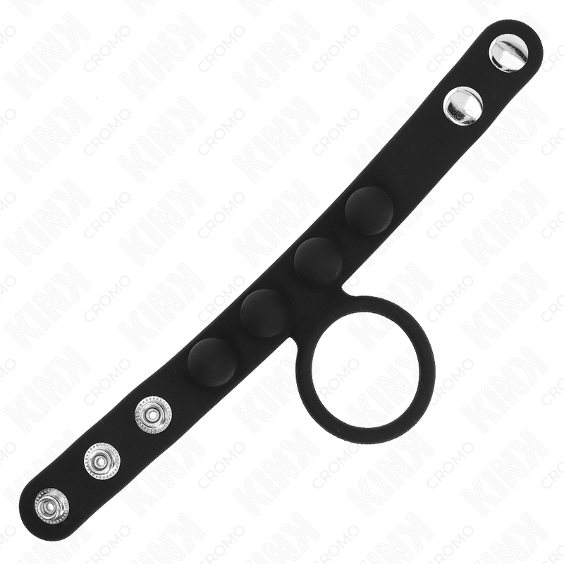 KINK - Leder-Penisring 3,5 cm mit Druckverschluss 23 x 2 cm