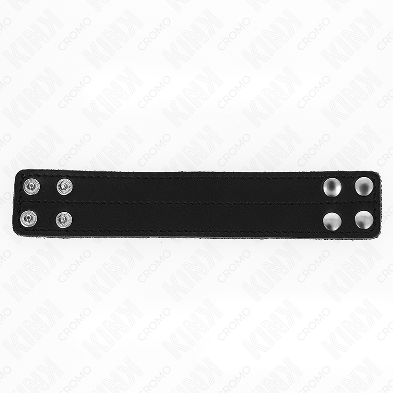 KINK - Penisring aus Leder mit Druckverschluss 18,5 x 3,3 cm