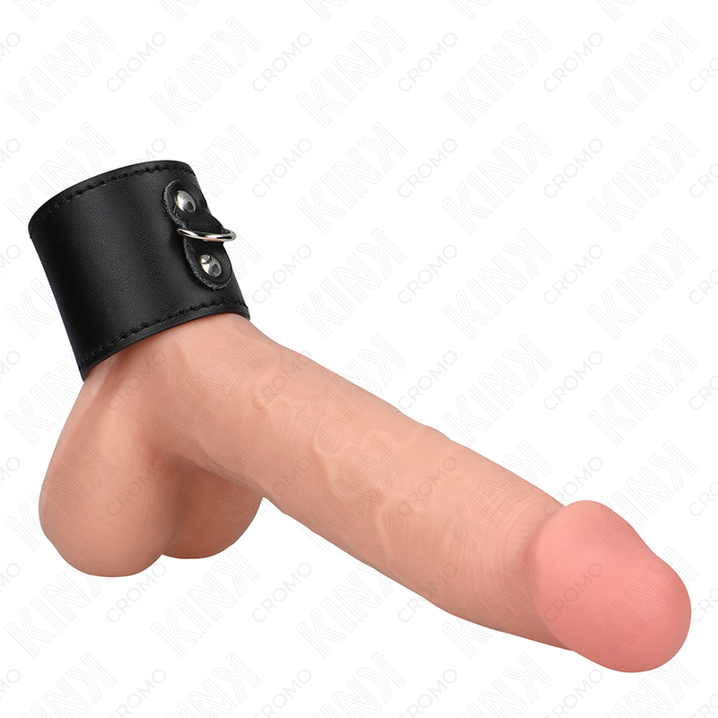 KINK - Leder-Penisring mit Druckverschluss 18 x 5 cm