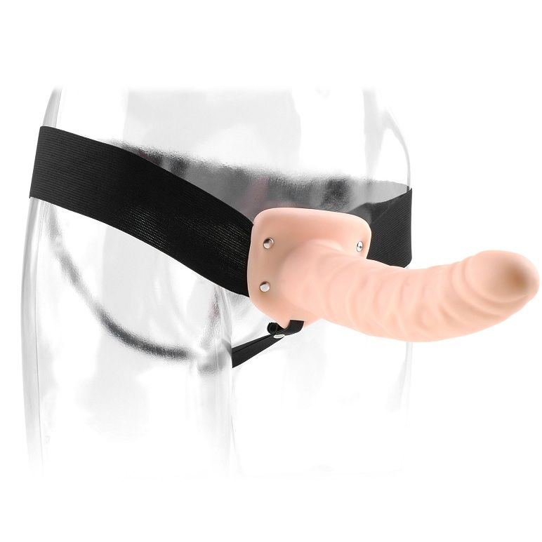 FETISH FANTASY SERIES - 19 cm Hohl Strap-On Natur
