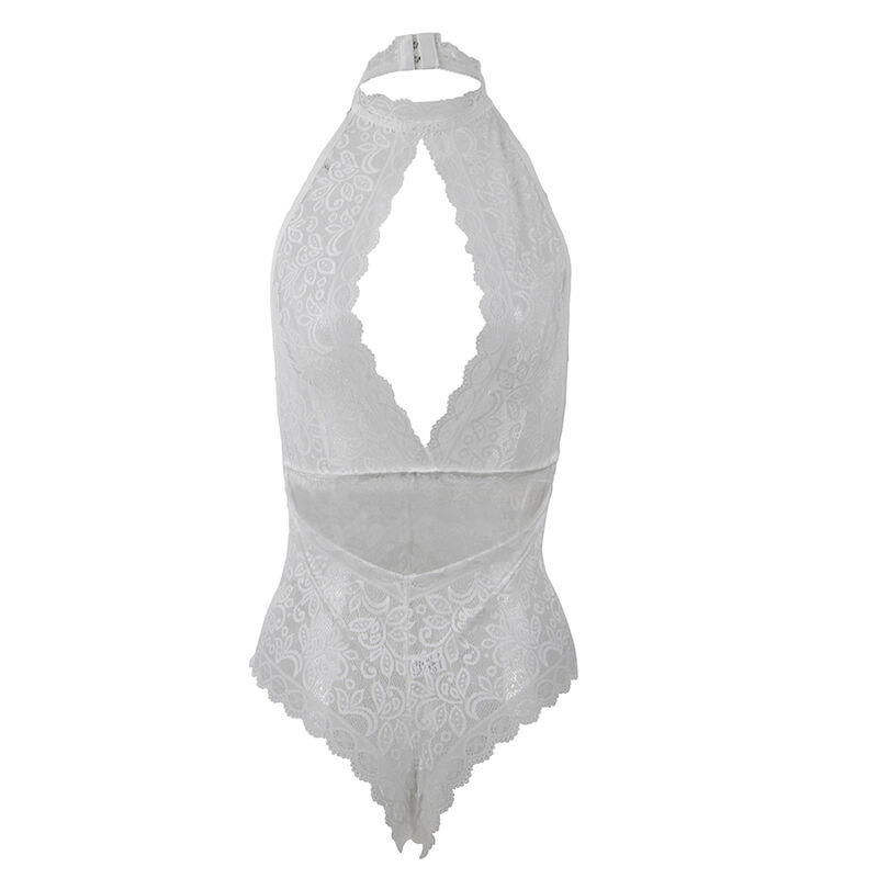 SUBBLIME - 953867 Spitzen-Bodysuit Weiß L/XL