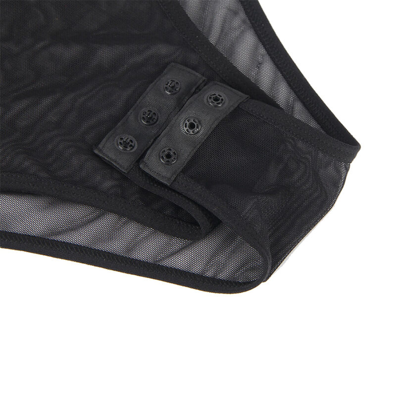 SUBBLIME - 954055 Sexy Spitzen-Body Schwarz S/M
