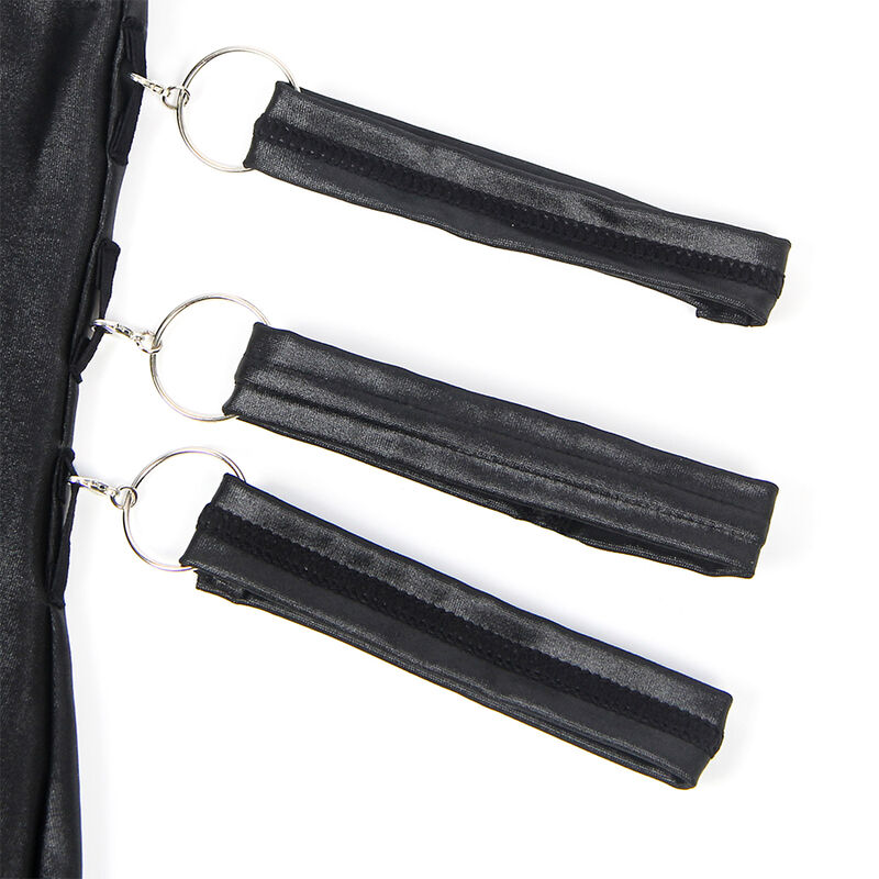 SUBBLIME - 954413 Bondage-Body aus Leder Schwarz L/XL
