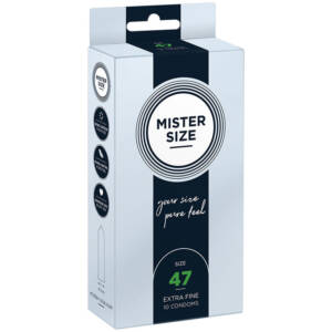 MISTER SIZE - Kondome Größe XS 47 mm (10 Einheiten)