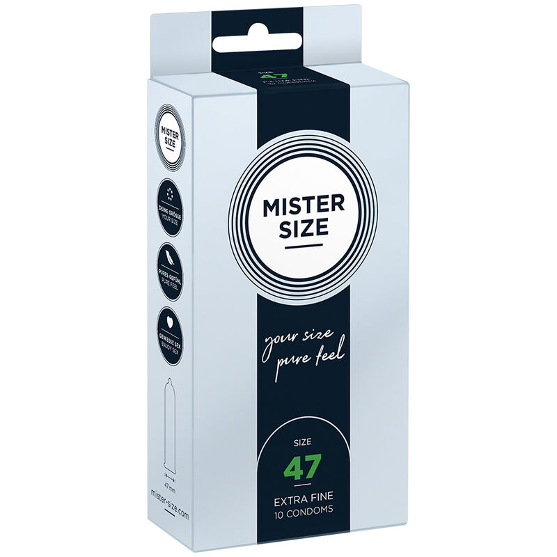 MISTER SIZE - Kondome Größe XS 47 mm (10 Einheiten)