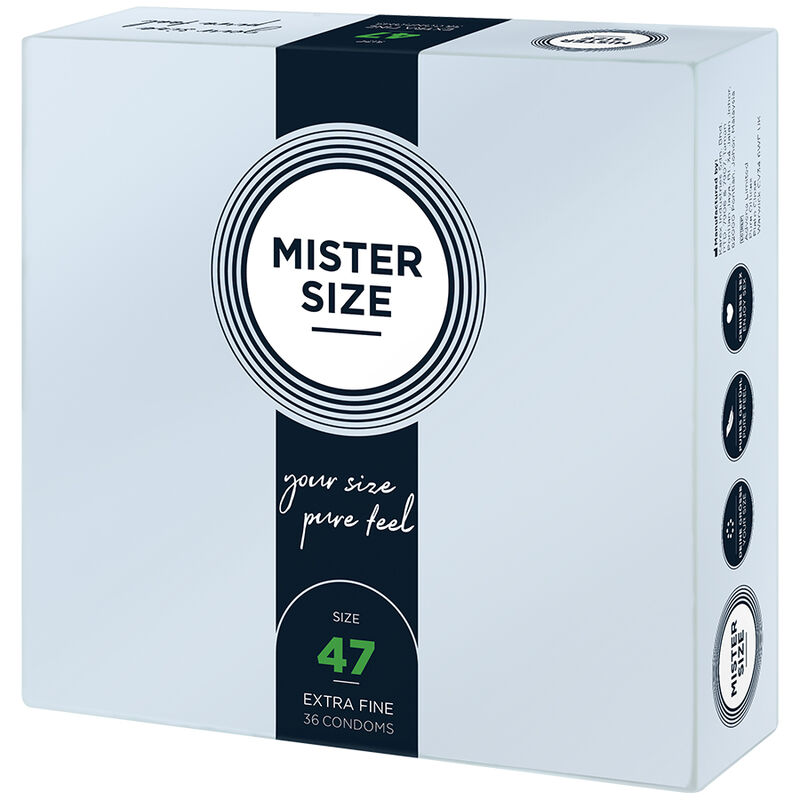MISTER SIZE - Kondome Größe XS 47 mm (36 Einheiten)