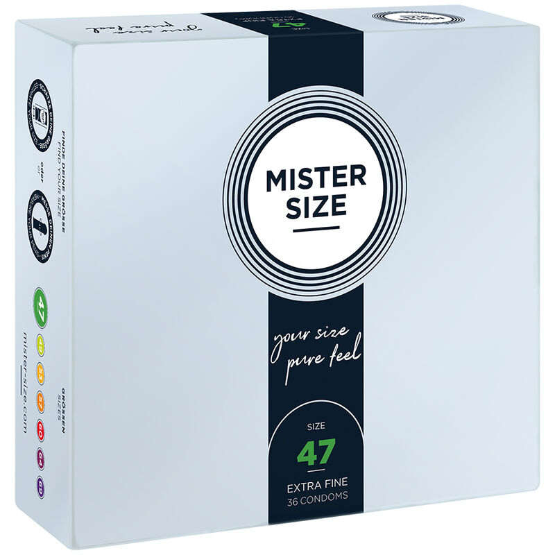 MISTER SIZE - Kondome Größe XS 47 mm (36 Einheiten)