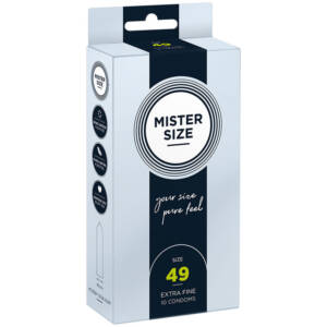 MISTER SIZE - Kondomgröße S 49 mm (10 Einheiten)