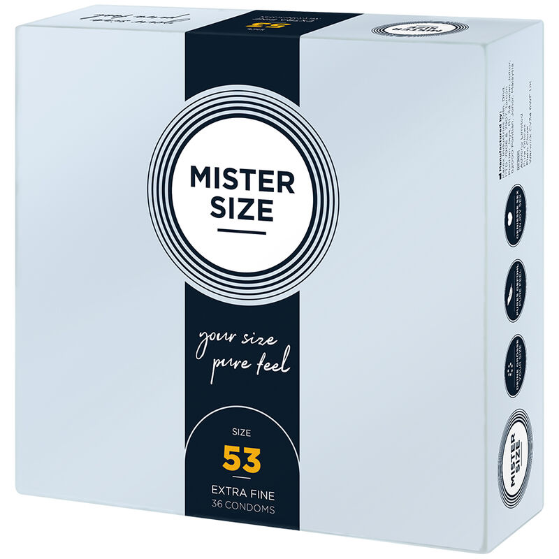 MISTER SIZE - Kondomgröße M 53 mm (36 Einheiten)