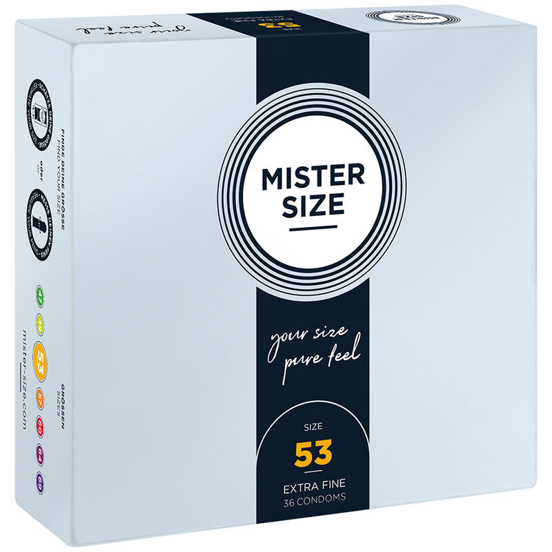 MISTER SIZE - Kondomgröße M 53 mm (36 Einheiten)