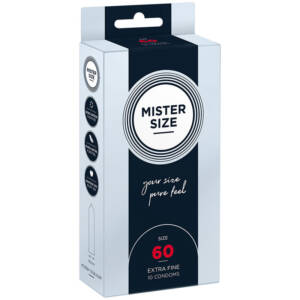 MISTER SIZE - Kondomgröße XL 60 mm (10 Einheiten)