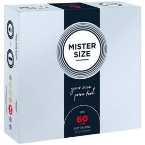MISTER SIZE - Kondomgröße XL 60 mm (36 Einheiten)