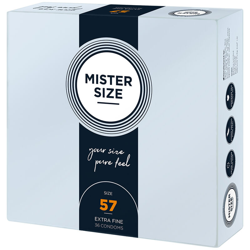 MISTER SIZE - Kondomgröße L 57 mm (36 Einheiten)