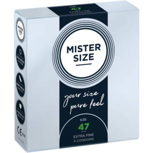 MISTER SIZE - Kondome Größe XS 47 mm (3 Einheiten)