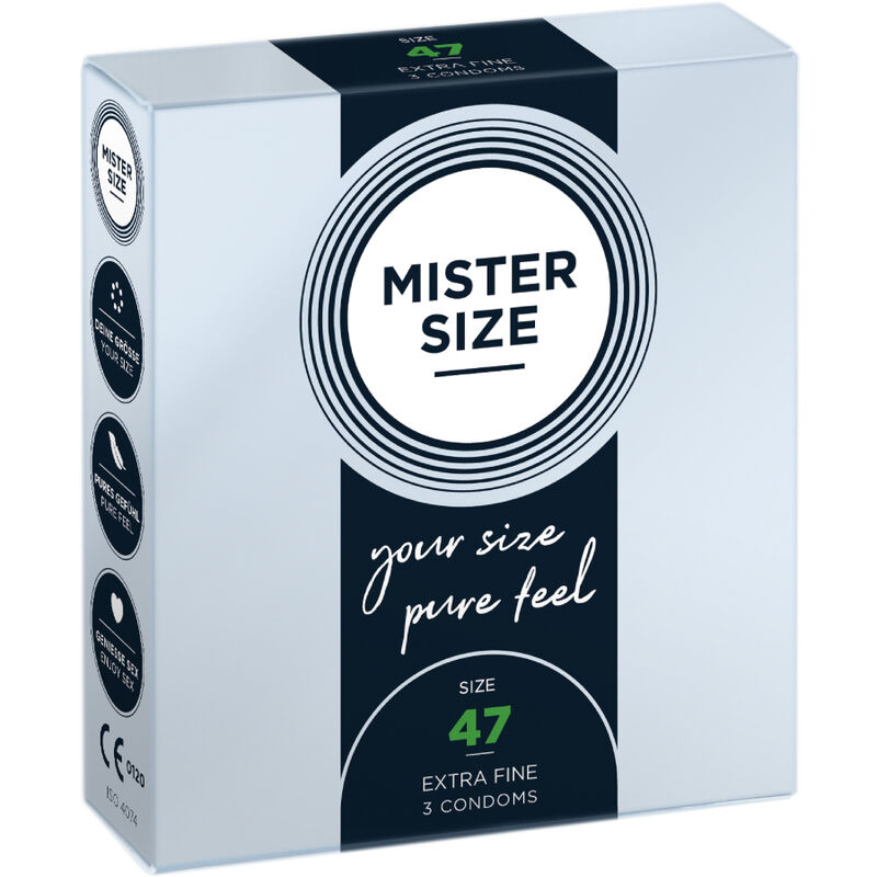 MISTER SIZE - Kondome Größe XS 47 mm (3 Einheiten)