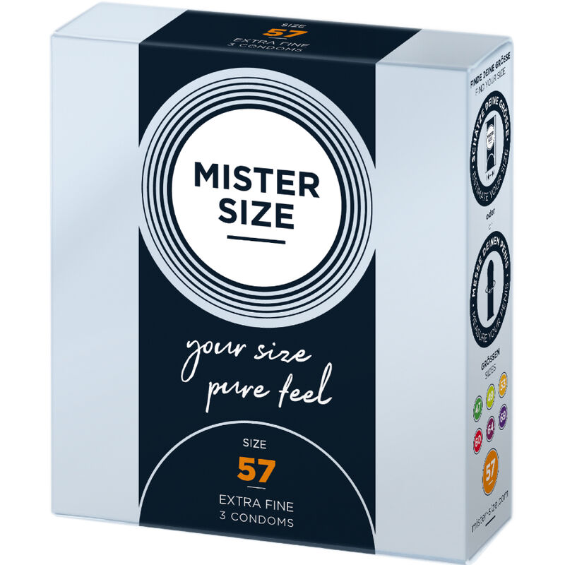 MISTER SIZE - Kondomgröße L 57 mm (3 Einheiten)